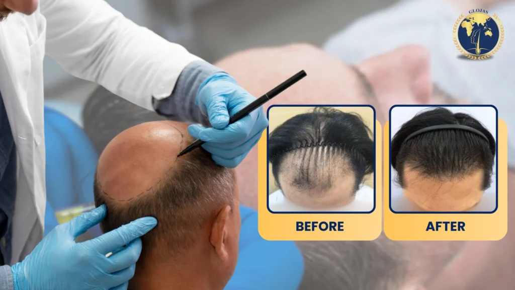 fue hair transplant before and after