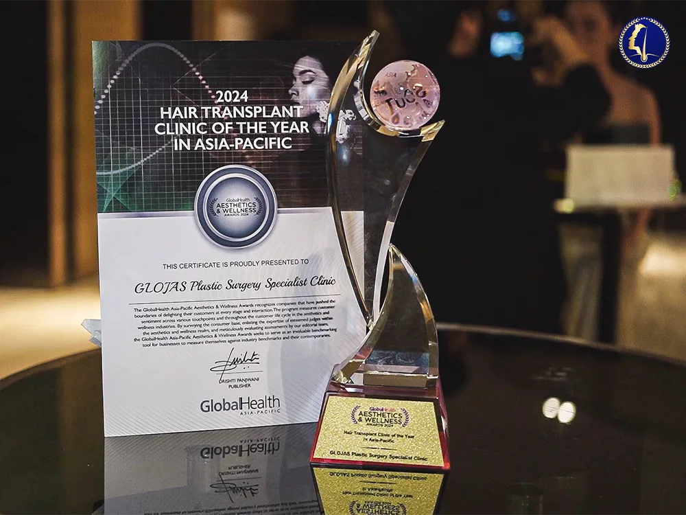 global health award 2024 glojas hair transplant malaysia 8