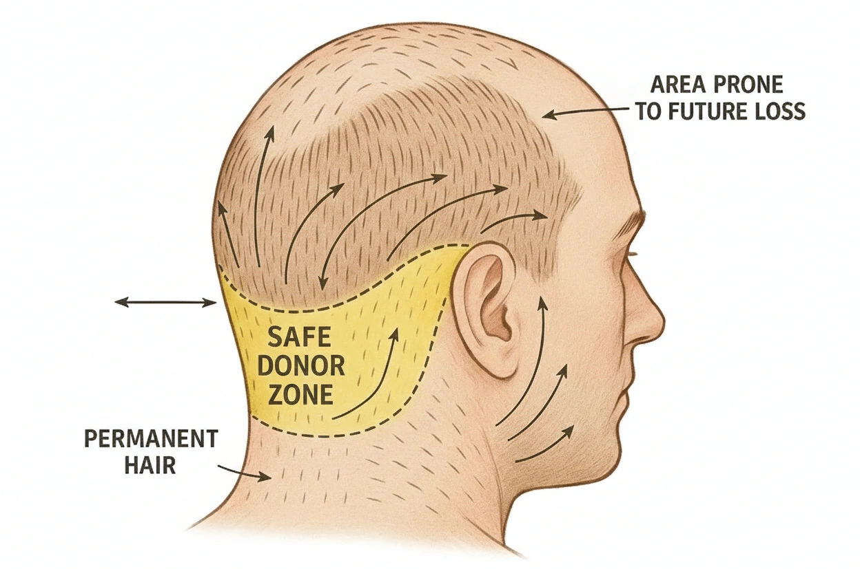 donor area hair transplant procedure step by step in malaysia