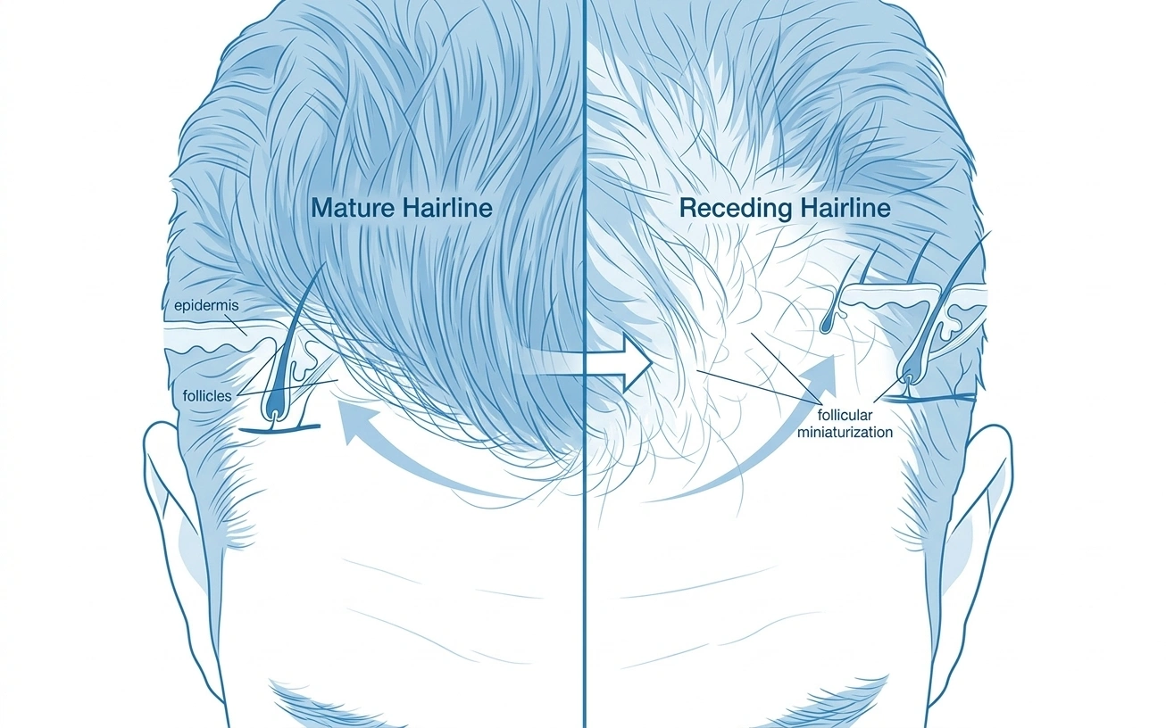 Receding Hairline: Causes, Signs & Effective Treatments in Malaysia 1 Receding Hairline – Causes, Signs & Effective Treatments