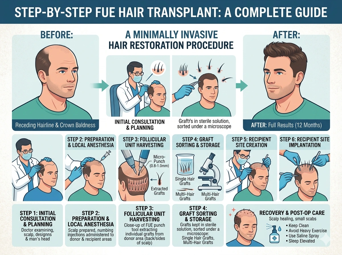 What is FUE hair transplant and how it works