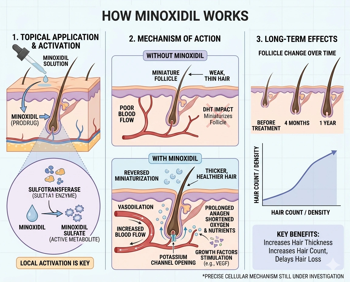 Minoxidil: How It Works, Results, Side Effects, and How to Use in Malaysia