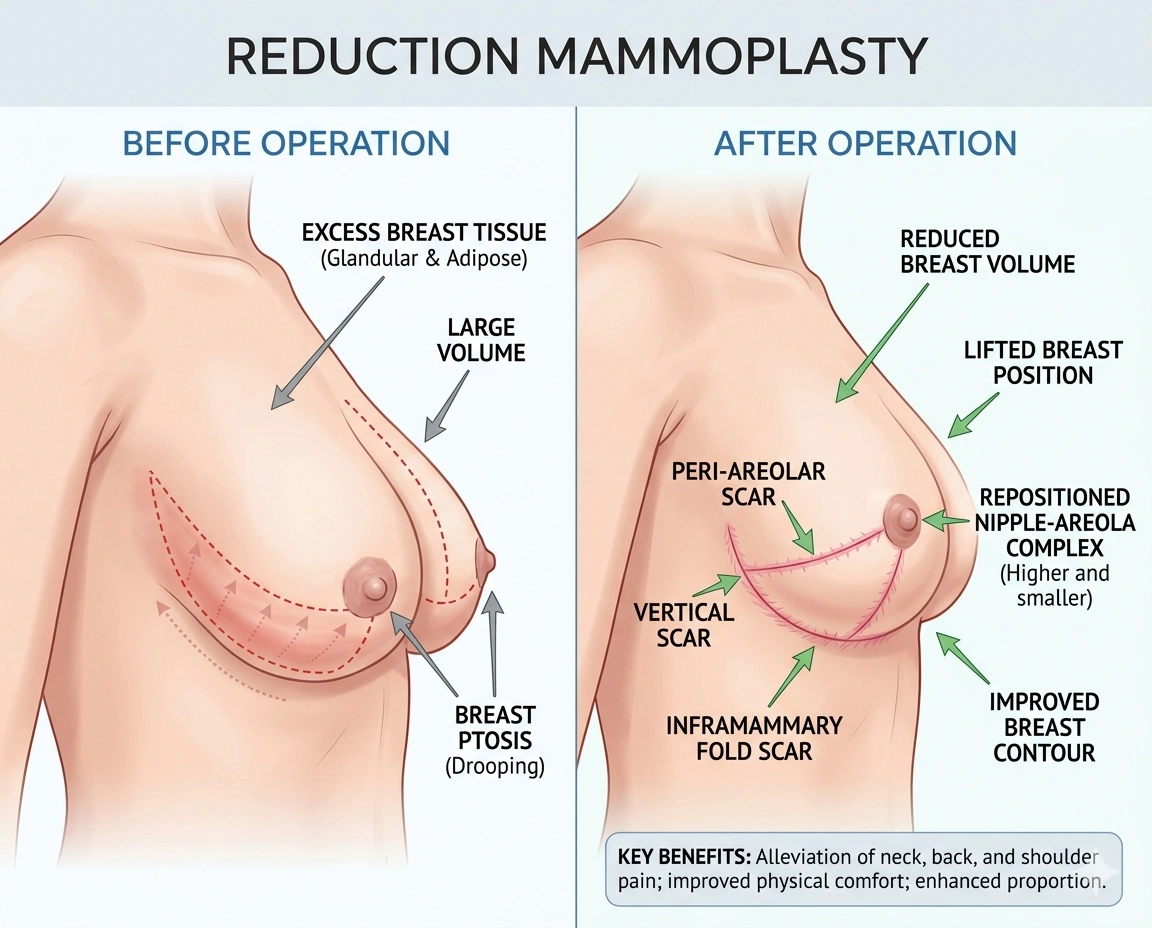 Breast Reduction Surgery: Cost, Recovery, and Results in Malaysia 2 Breast Reduction Surgery: Before and After | GLOJAS Specialist Clinic