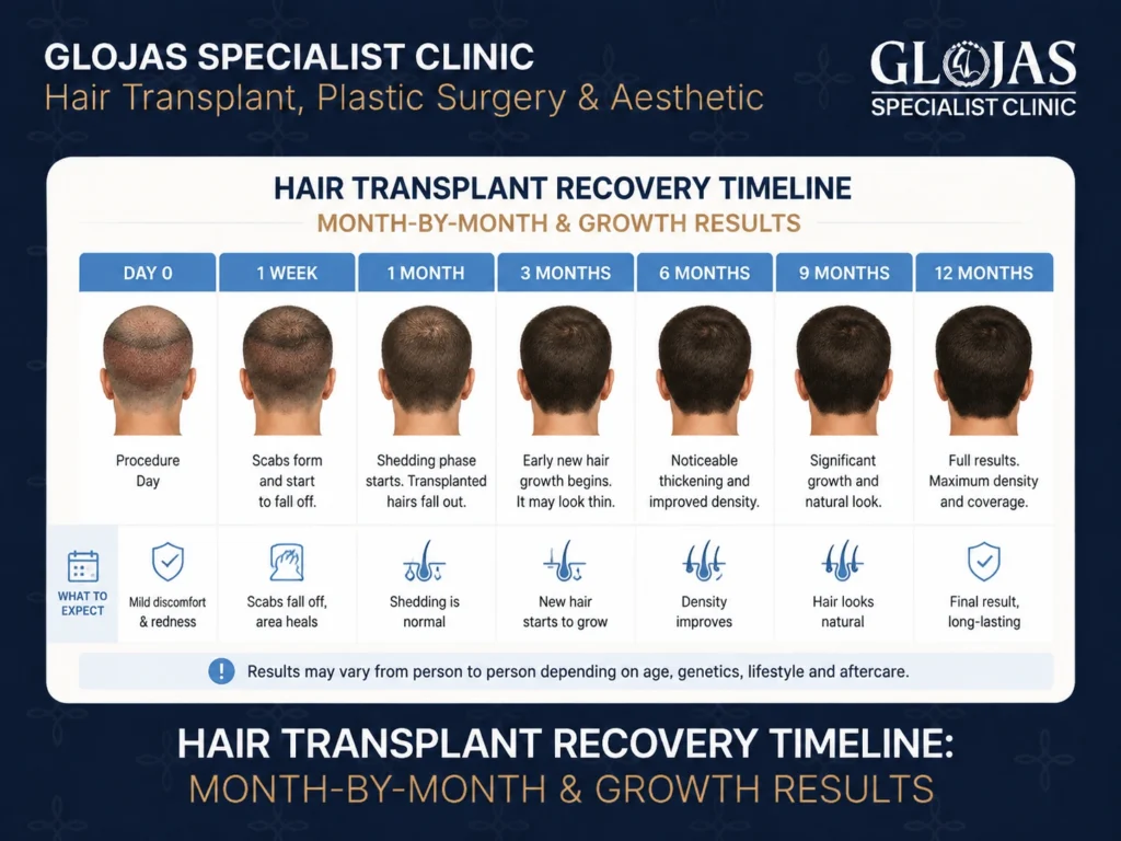 Hair Transplant Recovery Timeline KL