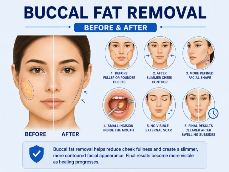 buccal fat removal before and after