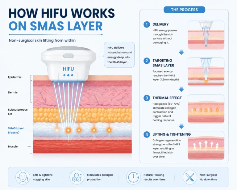 how hifu works on smas layer