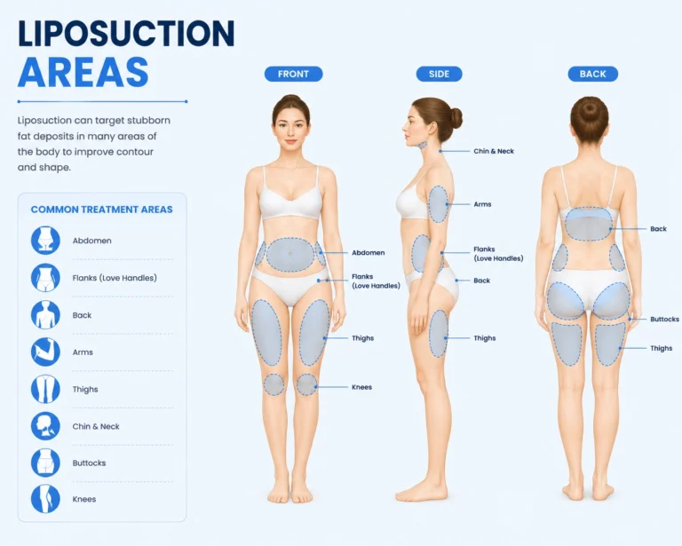 liposuction areas