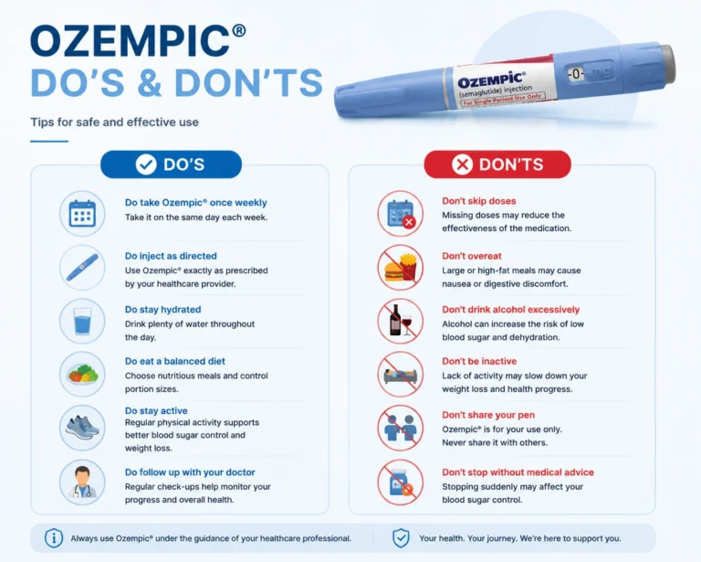 ozempic Malaysia - do's and don'ts in