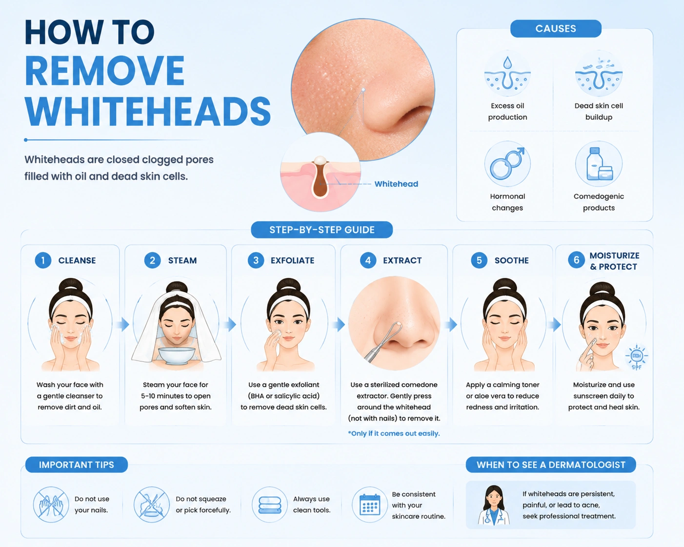 whiteheads