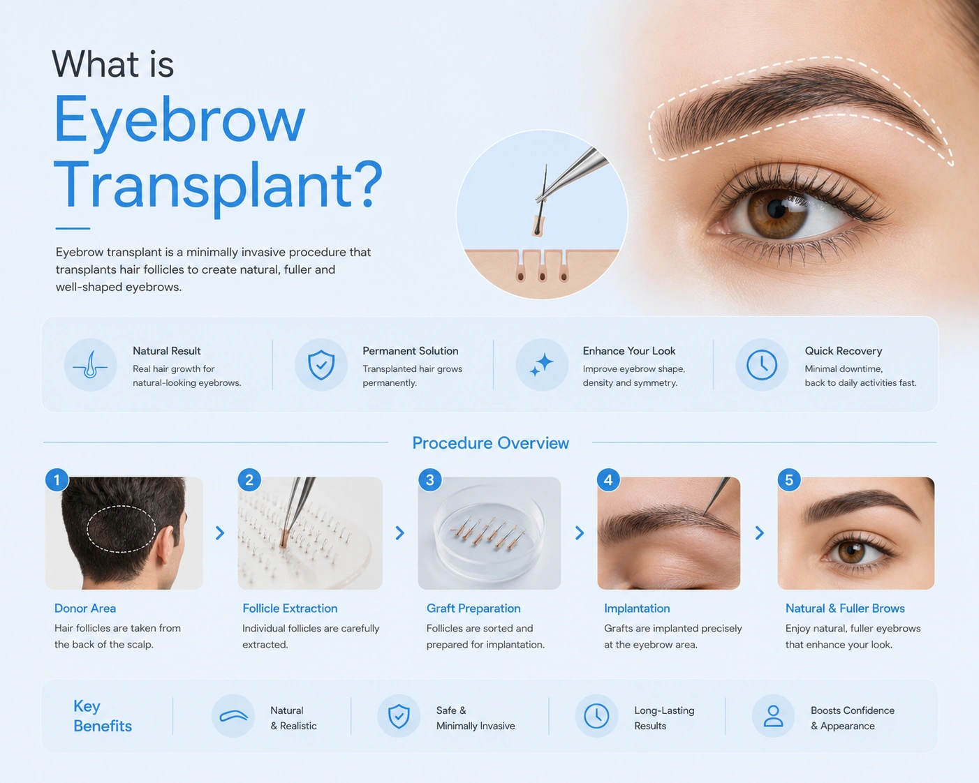Eyebrow Transplant for Natural, Permanent Brows That Grow Like Real Hair 1 eyebrow transplant malaysia kuala lumpur